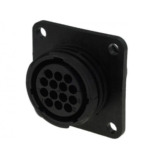 182641-1; Socket; female; PIN: 14; w/o contacts; CPC Series 1; Case: size 17; TE Connectivity