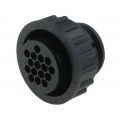 182642-1; Plug; female; PIN: 16; w/o contacts; CPC Series 1; for cable; TE Connectivity