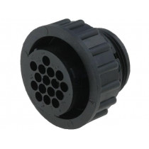 182642-1; Plug; female; PIN: 16; w/o contacts; CPC Series 1; for cable; TE Connectivity 182642-1; Plug; female; PIN: 16; w/o contacts; CPC Series 1; for cable; TE Connectivity