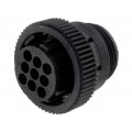 182645-1; Plug; female; PIN: 9; w/o contacts; CPC Series 1; for cable; TE Connectivity