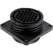 182920-1; Socket; female; PIN: 37; w/o contacts; CPC Series 1; Case: size 23; TE Connectivity