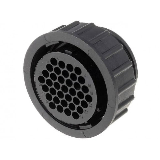 182923-1; Plug; female; PIN: 37; w/o contacts; CPC Series 1; for cable; TE Connectivity