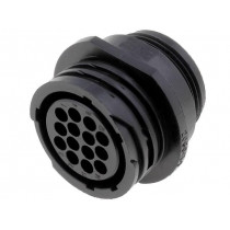 206043-3; Plug; female; PIN: 14; w/o contacts; CPC Series 1; for cable; TE Connectivity