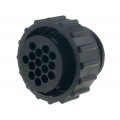 206037-1; Plug; female; PIN: 16; w/o contacts; CPC Series 1; for cable; TE Connectivity