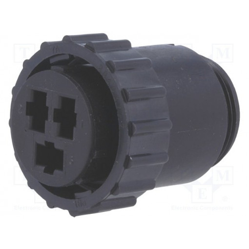 206037-2; Plug; female; PIN: 3; w/o contacts; CPC Series 3; for cable; TE Connectivity