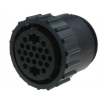 206612-1; Plug; female; PIN: 22(2+20); w/o contacts; CPC Series 4; for cable; TE Connectivity