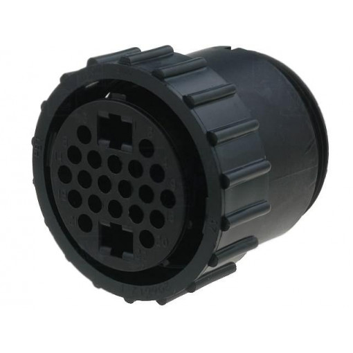 206612-1; Plug; female; PIN: 22(2+20); w/o contacts; CPC Series 4; for cable; TE Connectivity