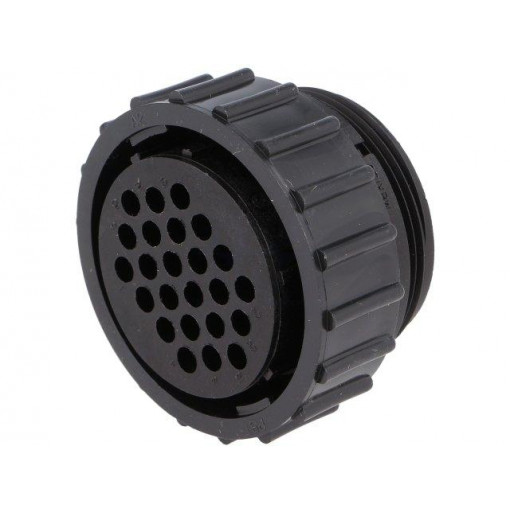 206837-1; Plug; female; PIN: 24; w/o contacts; CPC Series 1; for cable; TE Connectivity