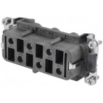 CPF 06 RY; Connector: HDC; female; 180 °C; PIN: 6; size 77.27; hot condition; ILME