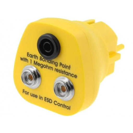 CPG 3000 10M-4B; Earthing plug; ESD; 1MΩ; ELME