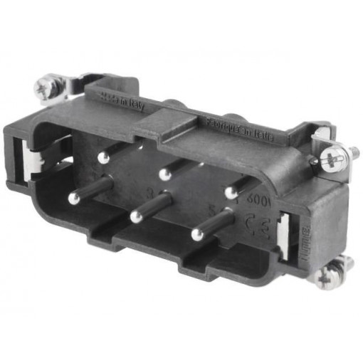 CPM 06 RY; Connector: HDC; male; 180 °C; PIN: 6; size 77.27; hot condition; 35A; ILME