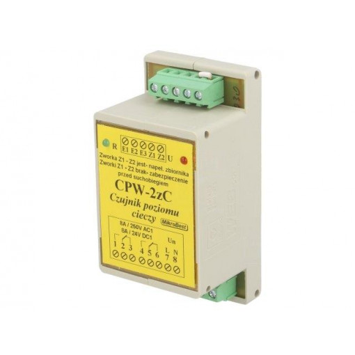 CPW-2ZC; Module: level monitoring relay; conductive fluid level; DIN; MIKROBEST