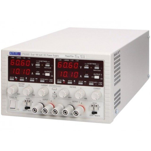 CPX200D; Power supply: laboratory; Channels: 2; 0÷60VDC; 0÷10A; 0÷60VDC; AIM-TTI CPX200D; Power supply: laboratory; Channels: 2; 0÷60VDC; 0÷10A; 0÷60VDC; AIM-TTI