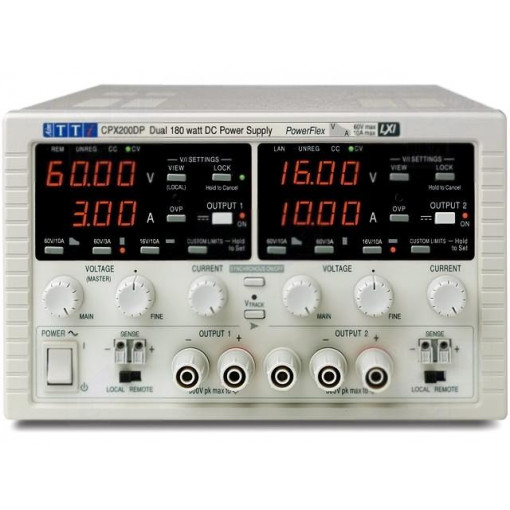 CPX200DP; Power supply: programmable laboratory; Channels: 2; 0÷60VDC; 10mV; AIM-TTI CPX200DP; Power supply: programmable laboratory; Channels: 2; 0÷60VDC; 10mV; AIM-TTI