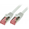 CQ2011S; Patch cord; S/FTP; 6; stranded; Cu; LSZH; white; 0.25m; 27AWG; LOGILINK