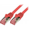 CQ2014S; Patch cord; S/FTP; 6; stranded; Cu; LSZH; red; 0.25m; 27AWG; LOGILINK