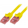 CQ2027U; Patch cord; U/UTP; 6; stranded; Cu; LSZH; yellow; 0.5m; 26AWG; LOGILINK
