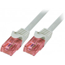 CQ2072U; Patch cord; U/UTP; 6; stranded; Cu; LSZH; white; 5m; 26AWG; LOGILINK