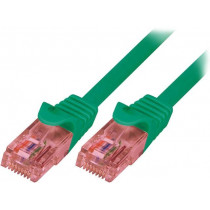 CQ2075U; Patch cord; U/UTP; 6; stranded; Cu; LSZH; green; 5m; 26AWG; LOGILINK
