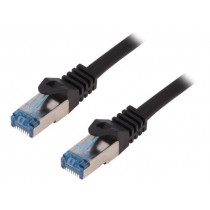 CQ3113S; Patch cord; S/FTP; 6a; stranded; Cu; LSZH; black; 20m; 27AWG; LOGILINK