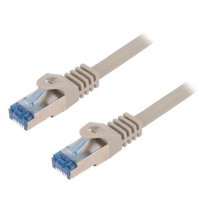 CQ4052S; Patch cord; S/FTP; 6a; stranded; Cu; LSZH; grey; 2m; 26AWG; LOGILINK