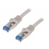 CQ4102S; Patch cord; S/FTP; 6a; stranded; Cu; LSZH; grey; 15m; 26AWG; LOGILINK