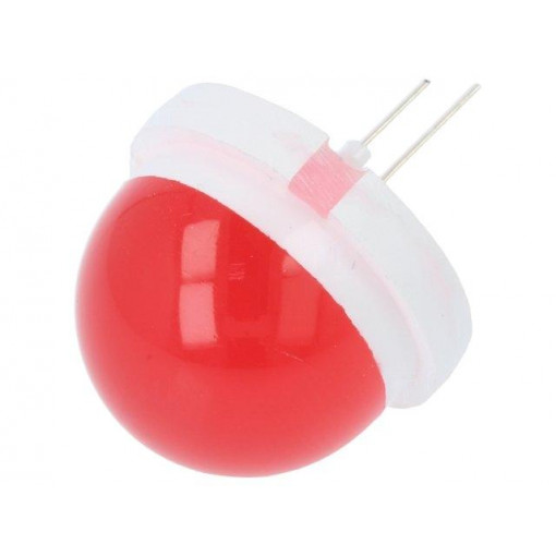 CQL-433-3; LED; 20mm; red; 720÷3000mcd; 120°; No.of term: 2; 5÷20mA; 5.7÷6.4V; POLAM-ELTA