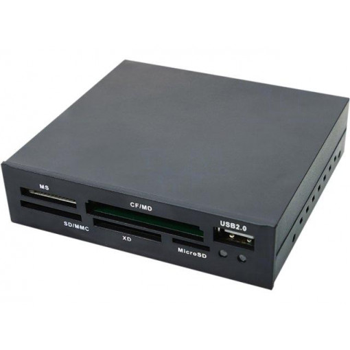 CR0012; Card reader: memory; internal supplied; black; LOGILINK