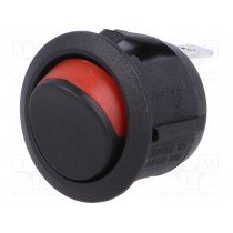 CR102J25S215QF; ROCKER; SPST; Pos: 2; OFF-ON; 10A/250VAC; IP65; -20÷85°C; C&K