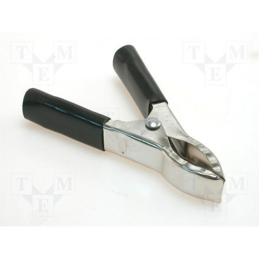 ; Crocodile clip; 30A; Grip capac: max.25mm; Overall len: 80mm; ; Crocodile clip; 30A; Grip capac: max.25mm; Overall len: 80mm;