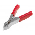 ; Crocodile clip; 15A; Grip capac: max.19mm; Overall len: 65mm; red; 