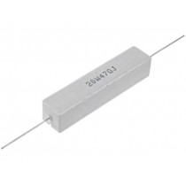 CRL20W-10R; Resistor: wire-wound; cement; THT; 10Ω; 20W; ±5%; 13x13x60mm; SR PASSIVES