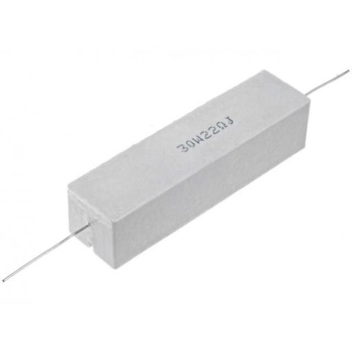 CRL30W-100R; Resistor: wire-wound; cement; THT; 100Ω; 30W; ±5%; 19x17x75mm; SR PASSIVES