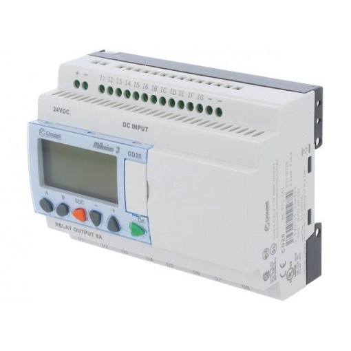 88970051; Programmable relay; IN: 12; OUT: 8; OUT 1: relay; 24VDC; DIN; IP20; CROUZET