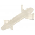 CS-1016; PCB distance; polyamide; L: 15.9mm; snap fastener; Colour: natural; KSS WIRING