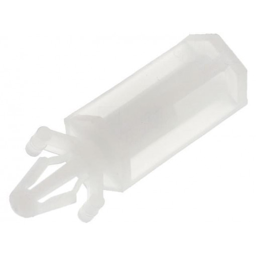 CS-19; PCB distance; L: 19.1mm; Colour: natural; Mount.plate thick: 2mm; KSS WIRING