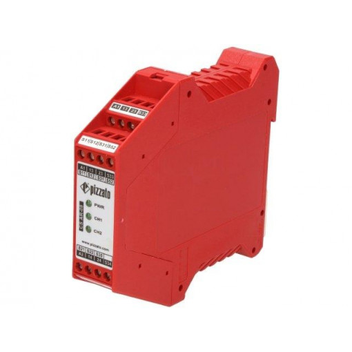 CS AR-08V024; Module: safety relay; Series: CS; Mounting: DIN; -25÷55°C; 24VDC; PIZZATO ELETTRICA