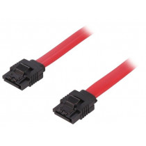 CS0009; Cable: SATA; SATA L-Type plug x2; 300mm; red; LOGILINK