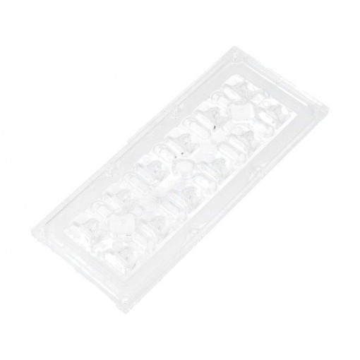 CS14055_STRADA-IP-2X6-T2; LED lens; rectangular; transparent; H: 9.17mm; LEDIL