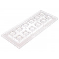 CS14130_HB-IP-2X6-W; LED lens; rectangular; transparent; 50÷67°; H: 11.4mm; LEDIL CS14130_HB-IP-2X6-W; LED lens; rectangular; transparent; 50÷67°; H: 11.4mm; LEDIL