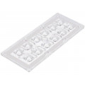 CS14144_STRADA-IP-2X6-ME; LED lens; rectangular; transparent; H: 8.42mm; LEDIL CS14144_STRADA-IP-2X6-ME; LED lens; rectangular; transparent; H: 8.42mm; LEDIL