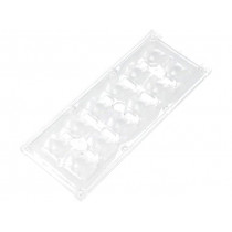 CS14597_HB-IP-2X6-O; LED lens; rectangular; transparent; 29÷116°; H: 13.1mm; LEDIL