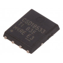 CSD18533Q5AT; Transistor: N-MOSFET; unipolar; 60V; 100A; 116W; VSONP8; 5x6mm; TEXAS INSTRUMENTS