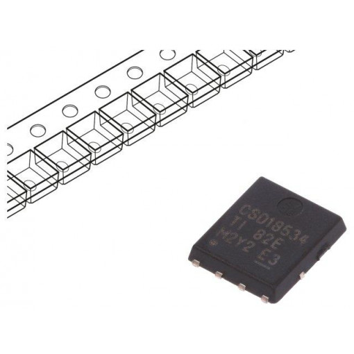 CSD18534Q5AT; Transistor: N-MOSFET; unipolar; 60V; 50A; 77W; VSONP8; 5x6mm; TEXAS INSTRUMENTS