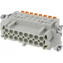 CSHF 16; Connector: HDC; female; CSH; PIN: 16; 16+PE; size 77.27; 16A; 400V; ILME