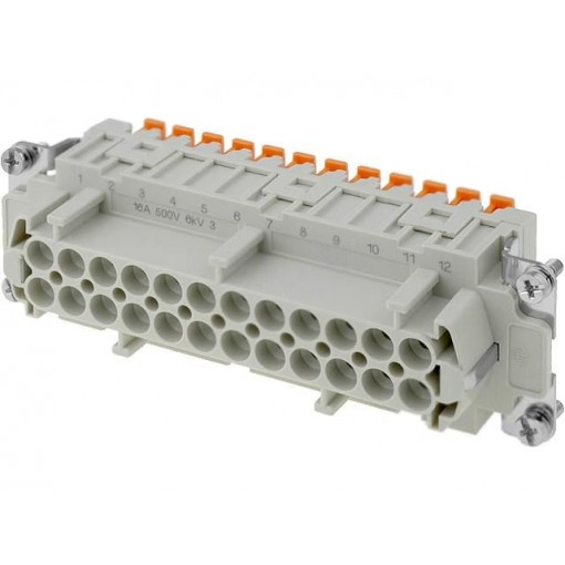 CSHF 24; Connector: HDC; female; CSH; PIN: 24; 24+PE; size 104.27; 16A; 400V; ILME