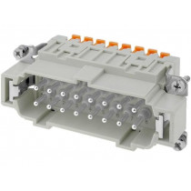 CSHM 16; Connector: HDC; male; CSH; PIN: 16; 16+PE; size 77.27; 16A; 400V; ILME