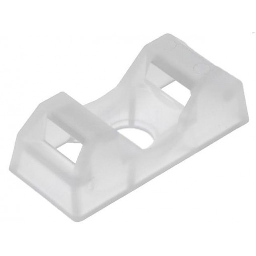 151-10920; Screw mounted clamp; UL94V-2; natural; Tie width: 5mm; Ht: 6.7mm; HELLERMANNTYTON 151-10920; Screw mounted clamp; UL94V-2; natural; Tie width: 5mm; Ht: 6.7mm; HELLERMANNTYTON