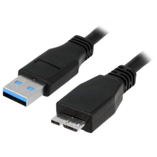 CU0026; Cable; USB 3.0; USB A plug,USB B micro plug; nickel plated; 1m; LOGILINK