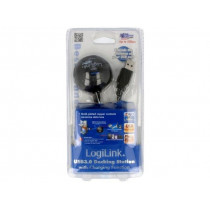 CU0035; Cable; USB 3.0; USB A socket x2,USB A plug; nickel plated; 1.5m; LOGILINK